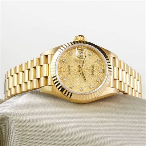 rolex half gold ladies|rolex oyster and yellow gold.